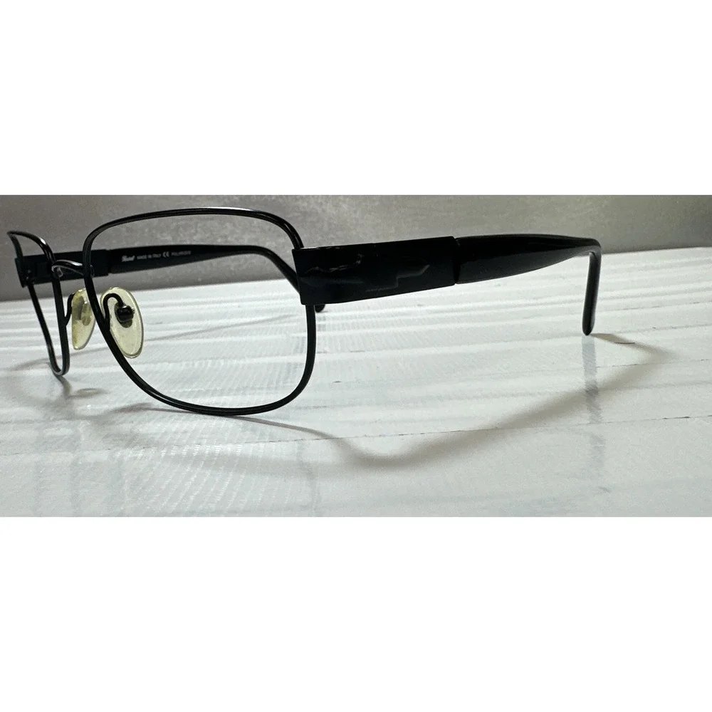 Persol 2078-S 594/48 Aviator Black Sunglasses Frame Only 58-18-135